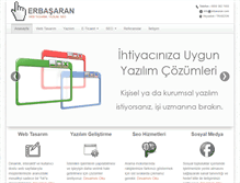 Tablet Screenshot of erbasaran.com